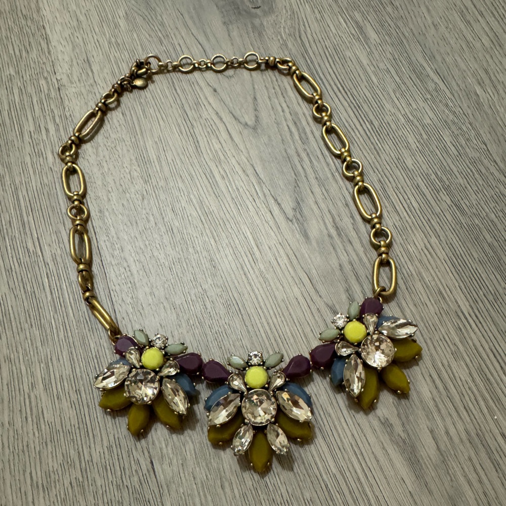 J Crew Jeweled Necklace